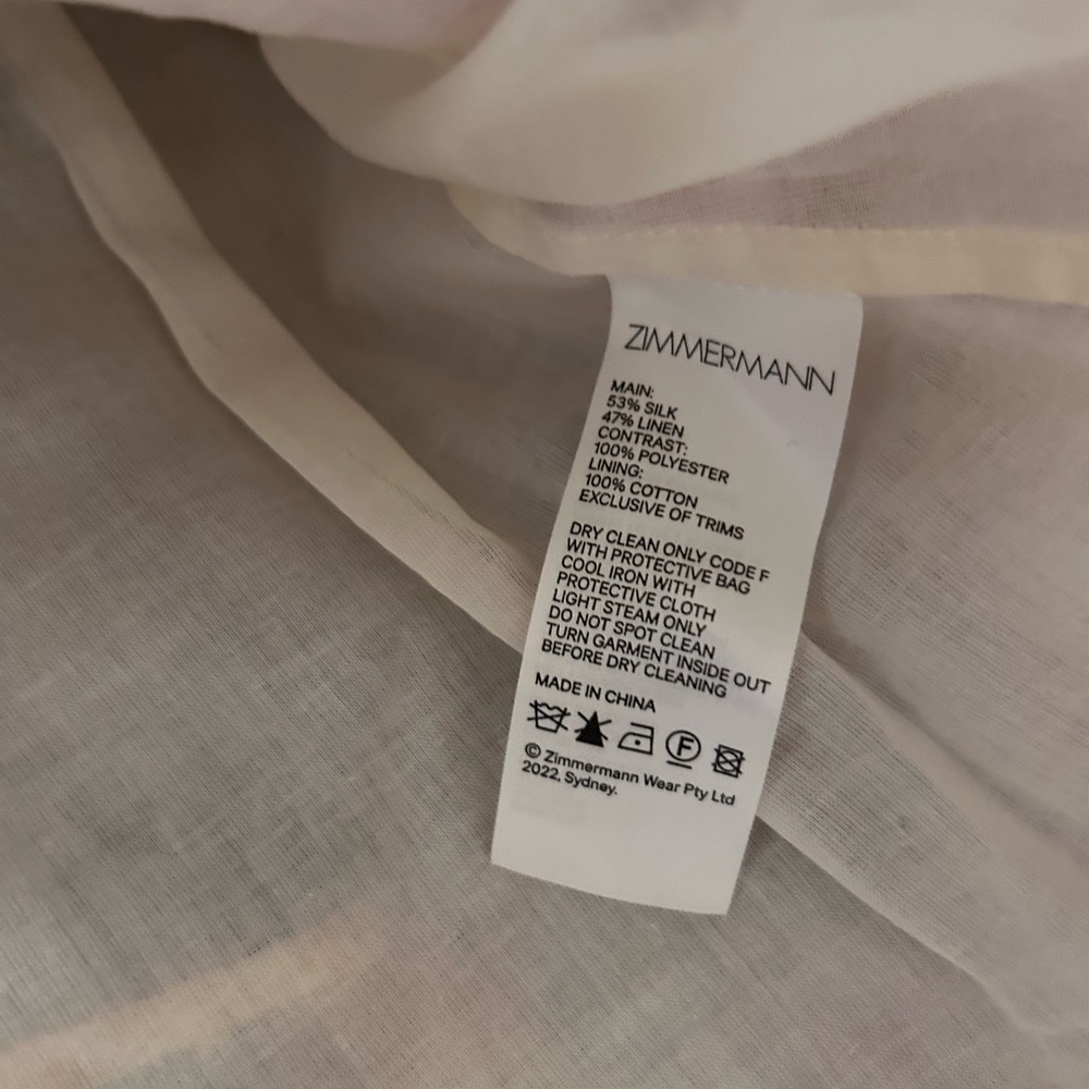 NWT Zimmermann Rhythmic Floral Print Tiered Skirt 1 US6 - Picture 11 of 17